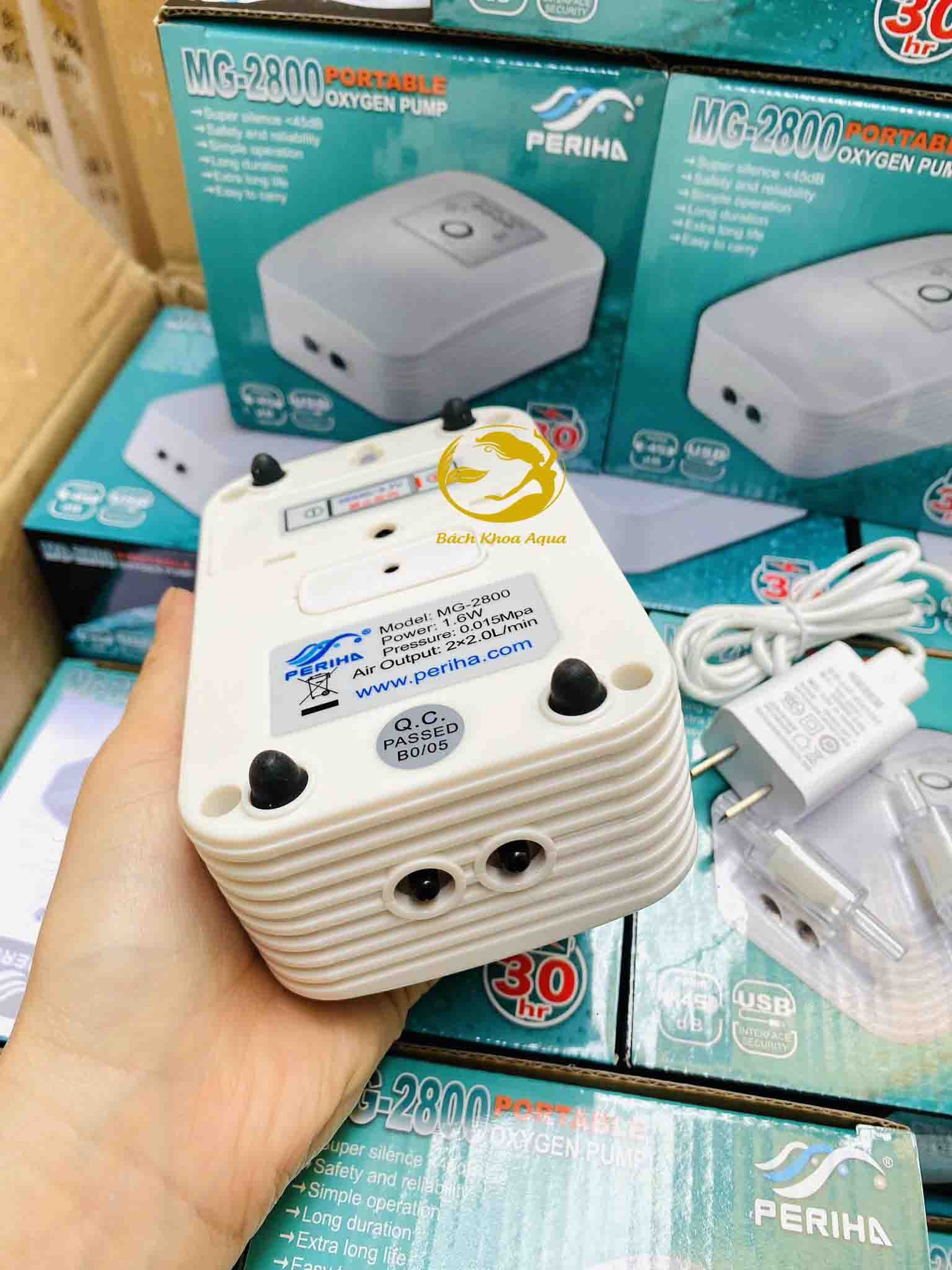 Máy sủi tích điện Periha MG-2800 (2 vòi)